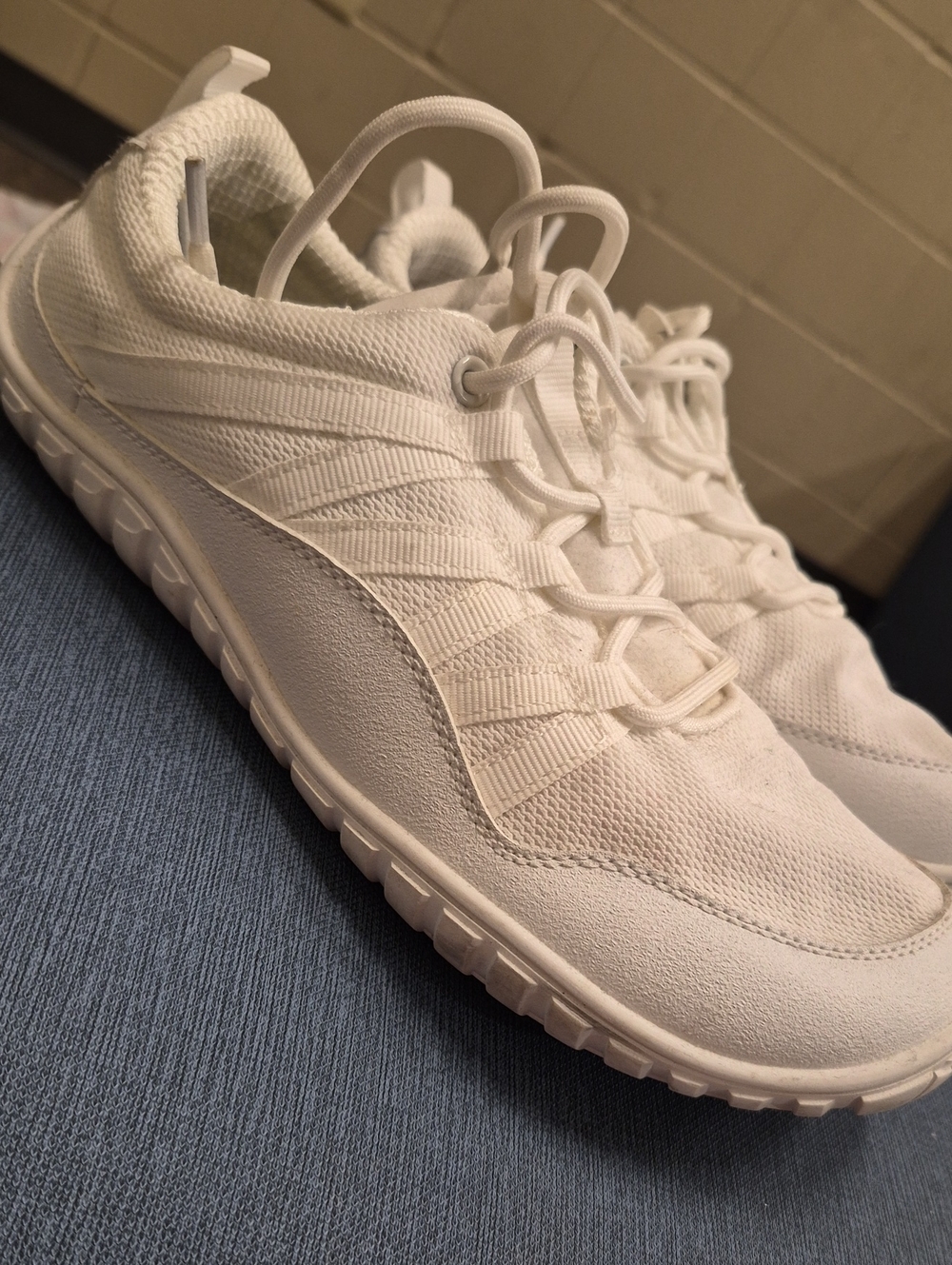 All-White Barefoot Sneakers - Lightweight Athletic Shoes